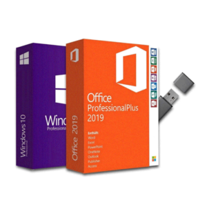 Windows 10 Pro mit Office 2019 Pro Plus bootable USB Bundle