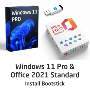 Windows 11 Pro mit Office 2021 Standard bootable USB Bundle