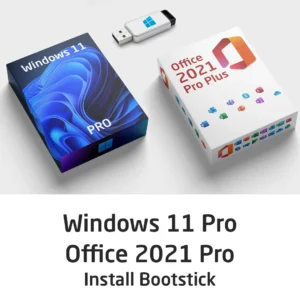 Windows 11 Pro mit Office 2021 Pro bootable USB Bundle