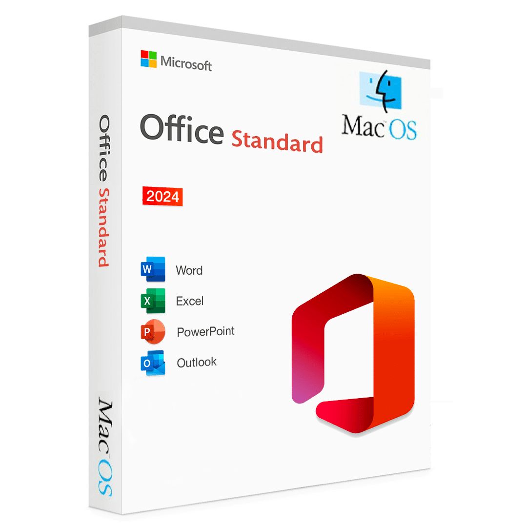 MS Office 2024 Standard Für MAC/Apple - Versand per E-Mail