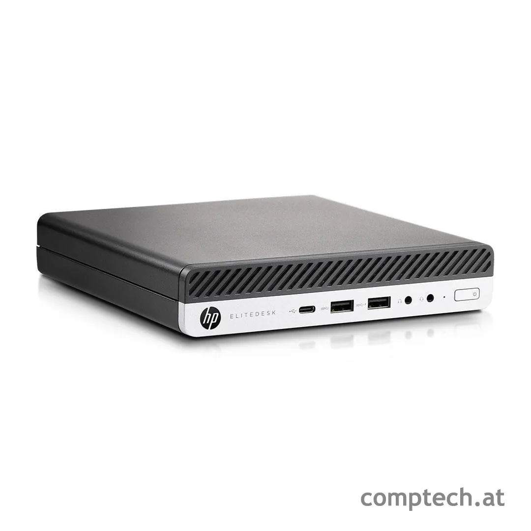 HP EliteDesk 800 G3 Mini PC (i5-7500T, 16GB RAM, 256GB SSD, WLAN/BT, Win 11 PRO) – Refurbished & Energieeffizient