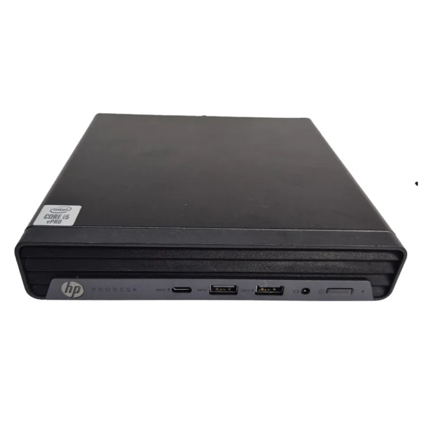 HP ProDesk 600 G6 Desktop-Mini-PC i5-10500t 16gb ram 256gb m2 comptech front Kompakter HP ProDesk 600 G6 Mini-PC mit Intel i5-10500T, 16 GB RAM und 256 GB SSD – perfekt für platzsparende Arbeitsplätze.