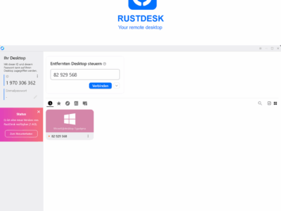 RustDesk: Open-Source Remote Desktop