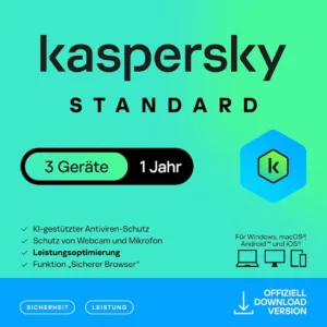Kaspersky Standard – 3 Geräte | 1 Jahr