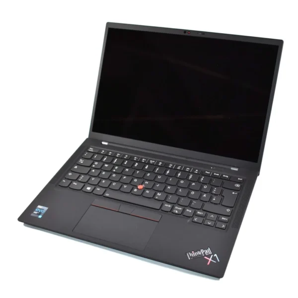 Lenovo ThinkPad X1 Carbon Gen 9 - geöffnet Schrägansicht