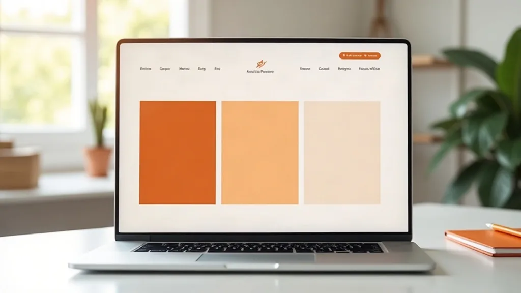Modernes Website-Design auf einem Laptop – Webdesign für KMU bei CompTech